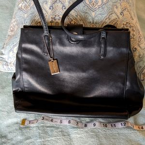 Leather hand bag
